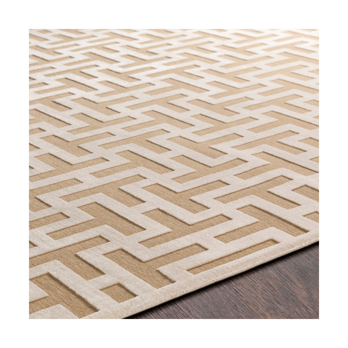 Aesop 144 X 108 inch Beige/Khaki Rugs, Rectangle