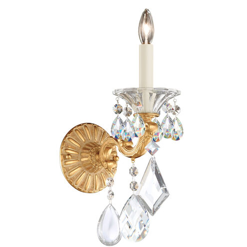 La Scala 1 Light 8.5 inch Parchment Gold Wall Sconce Wall Light in Parchment Gold Cast