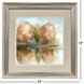 Treeline Sunrise Pink and Brown and Blue and Green Framed Art, Propac