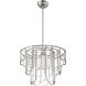 Melody 1 Light 24 inch Brushed Polished Nickel Pendant Ceiling Light