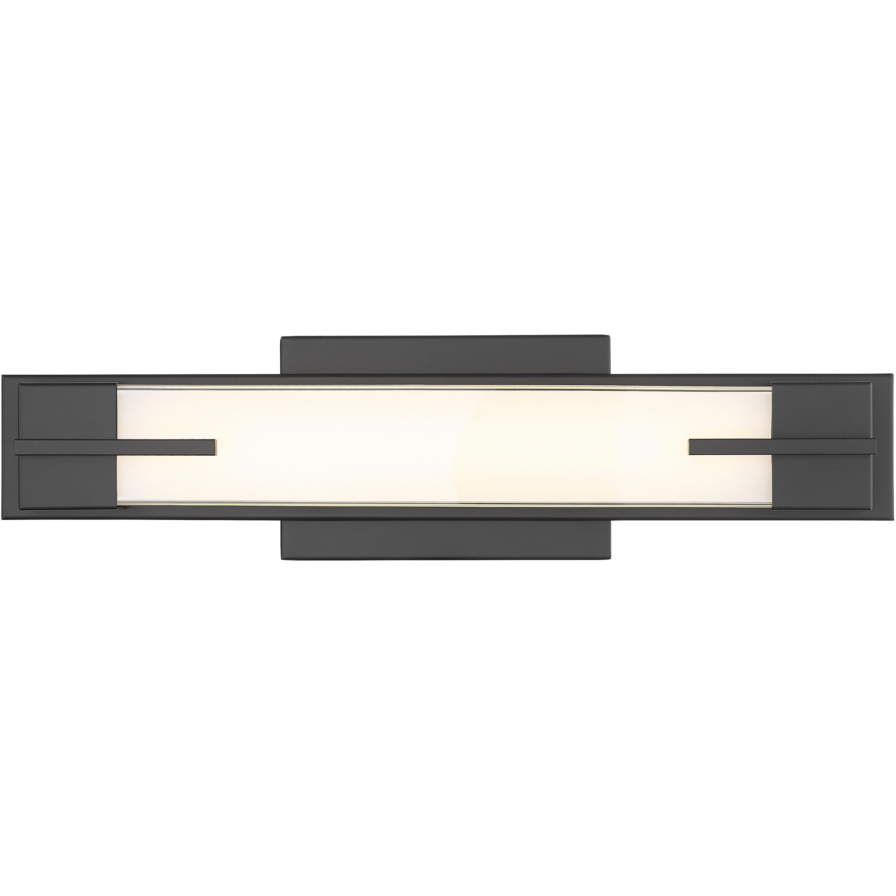 Chase LED 18 inch Matte Black Bath Vanity Light Wall Light