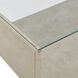 Maeva 46 X 17 inch Ash Burl and Oak Veneer and Glass Coffee Table