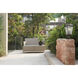 Talbot 3 Light 22 inch Oil Rubbed Bronze Outdoor Pier Mounted Fixture in Seedy Glass