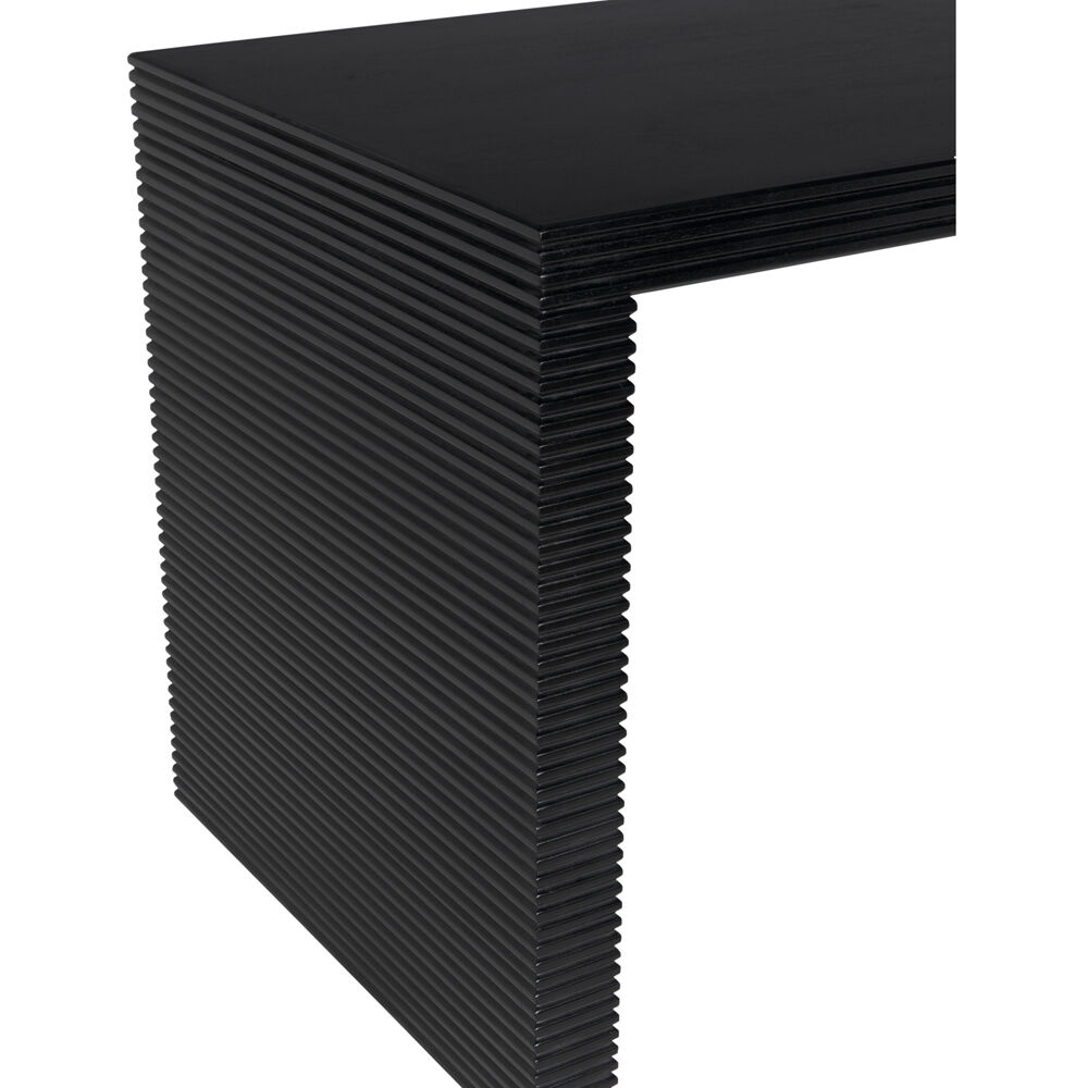 Manhattan 60 X 27 inch Hand Rubbed Black Desk