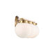 Mid-Century Modern 3 Light 24 inch Natural Brass Bathroom Vanity Light Wall Light