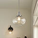 Avery 1 Light 9.75 inch Brushed Nickel Mini Pendant Ceiling Light