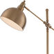 Cupola 57.5 inch 23 watt Brushed Brass Floor Lamp Portable Light