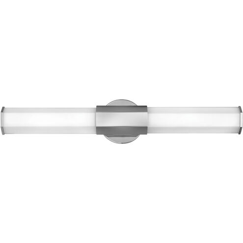 Facet LED 26 inch Polished Nickel Vanity Light Wall Light, Vertical
