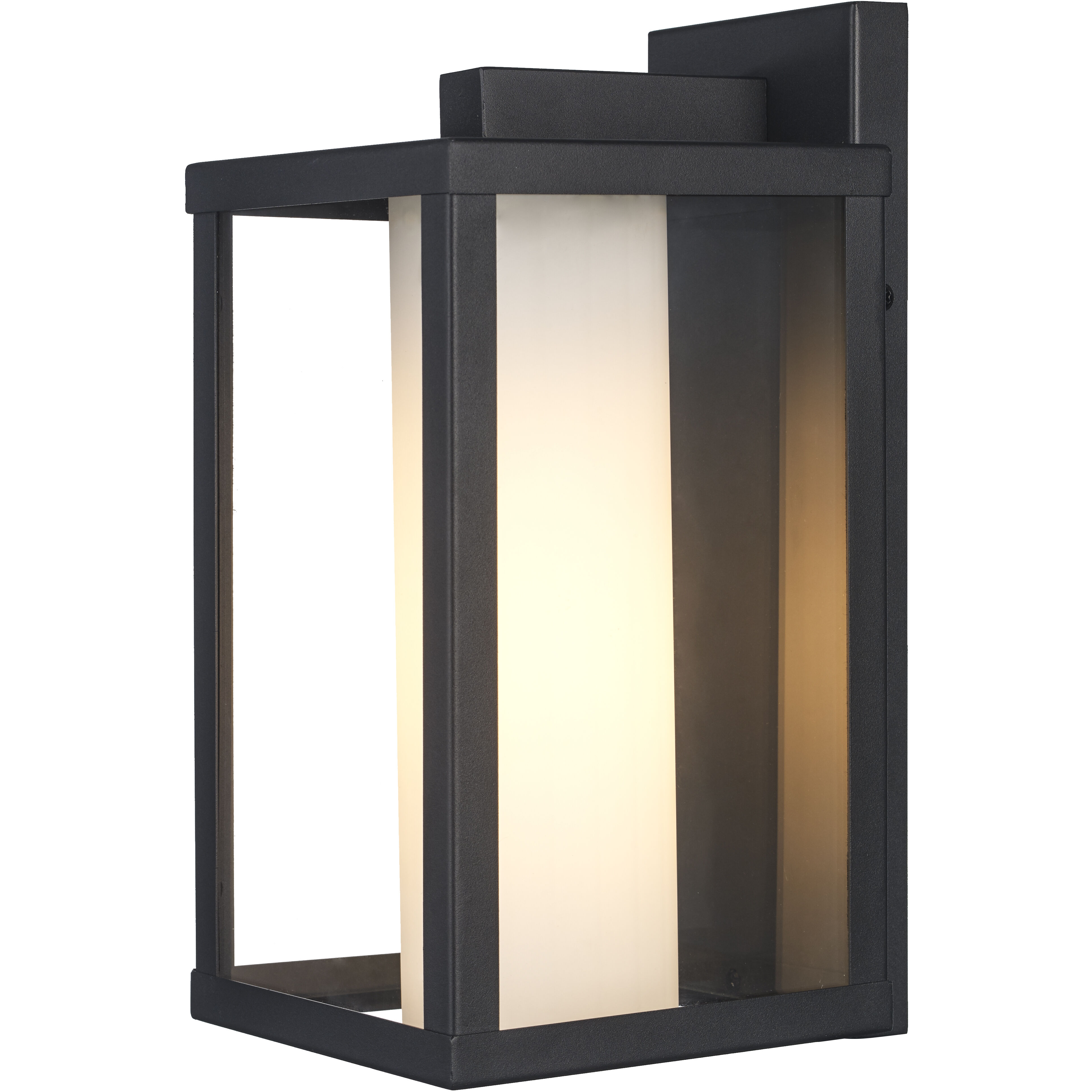 Adler 1 Light 12 inch Black Outdoor Wall Light 