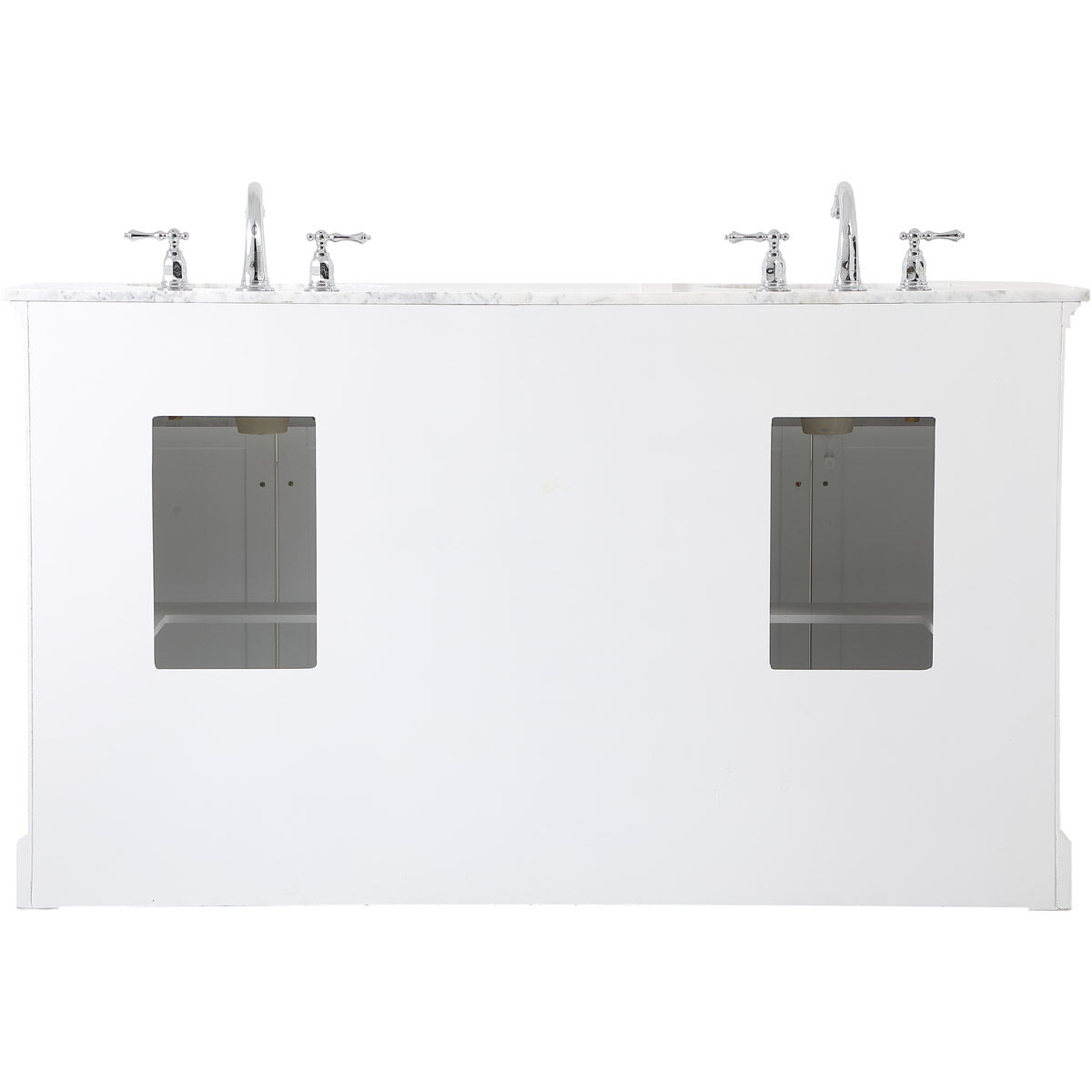 Clarence 60 X 22 X 35 inch White Vanity Sink Set