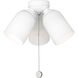 Emile LED Matte White Fan Light Kit
