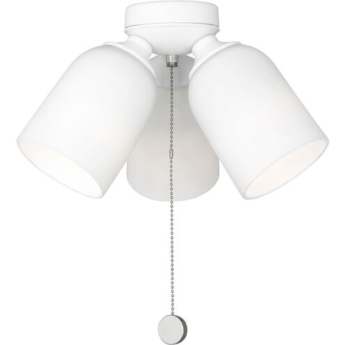 Emile LED Matte White Fan Light Kit