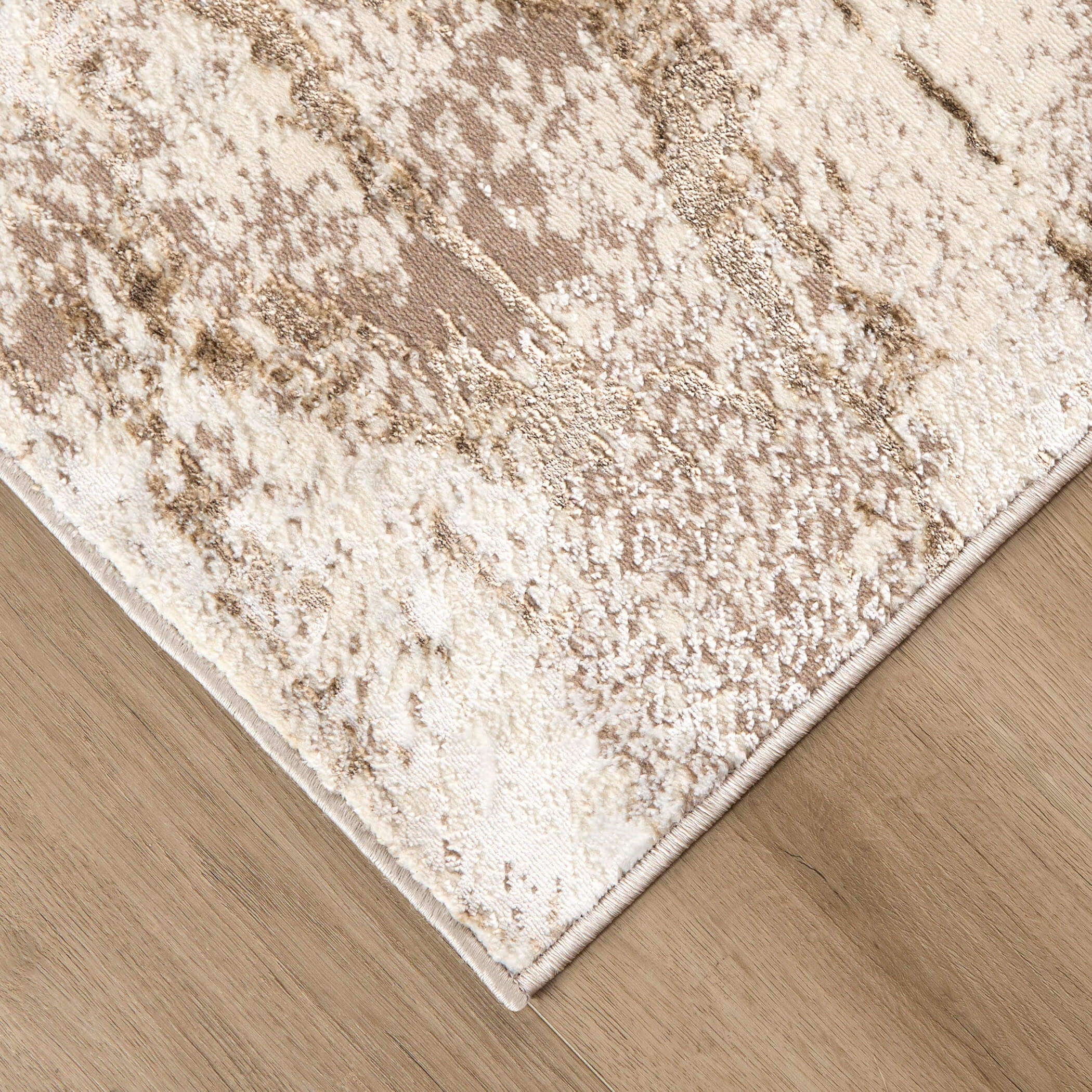 Livia 94 X 32 inch Gold Rug in 2 x 8