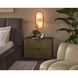 Sidra LED 10.25 inch Natural / Antique Brass Sconce Wall Light