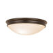 Atom LED 11 inch Oil Rubbed Bronze Flush Mount Ceiling Light