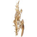 Aviary 1 Light 14 inch Swedish Gold Wall Sconce Wall Light, Left