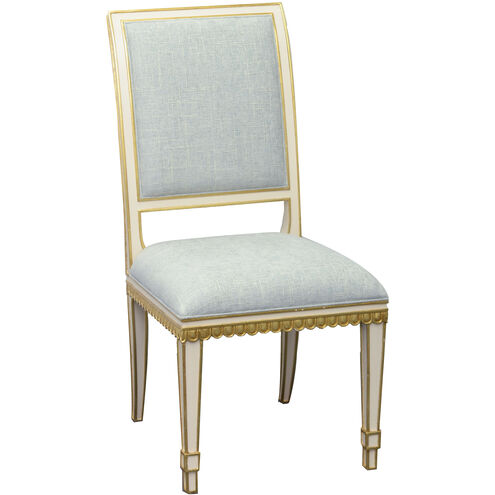 Ines Ivory and Antique Gold Chair