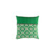 Delray 18 X 18 inch Grass Green and Cream Throw Pillow