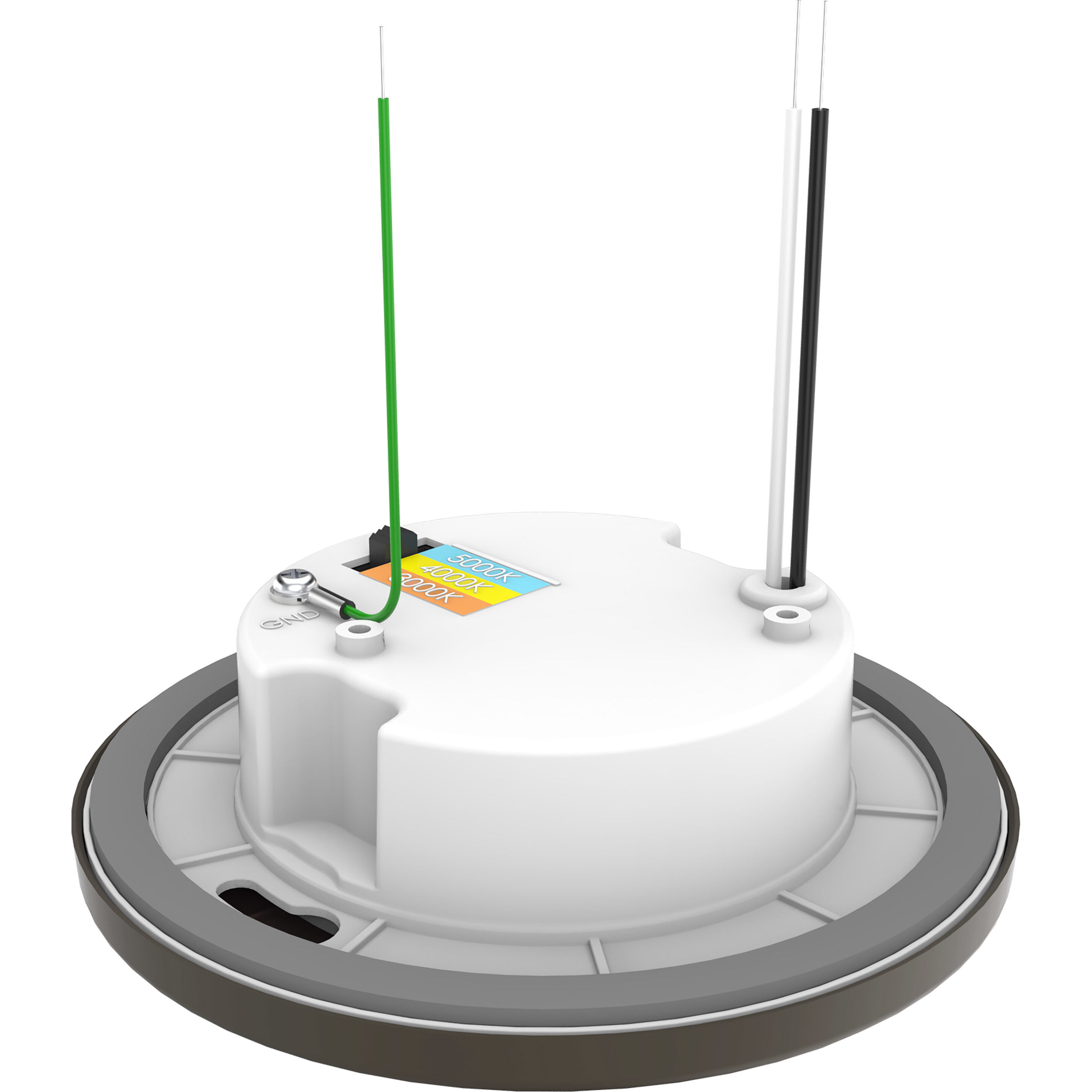 ColorQuick LED 5 inch Bronze Close-to-Ceiling Ceiling Light, Edge Lit