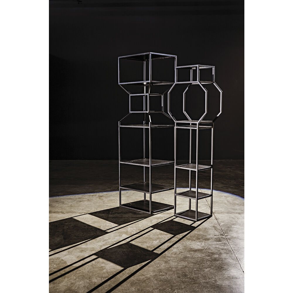 Downtown B Matte Black Bookcase