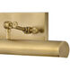Stokes 30 inch Heritage Brass Indoor Wall Sconce Wall Light