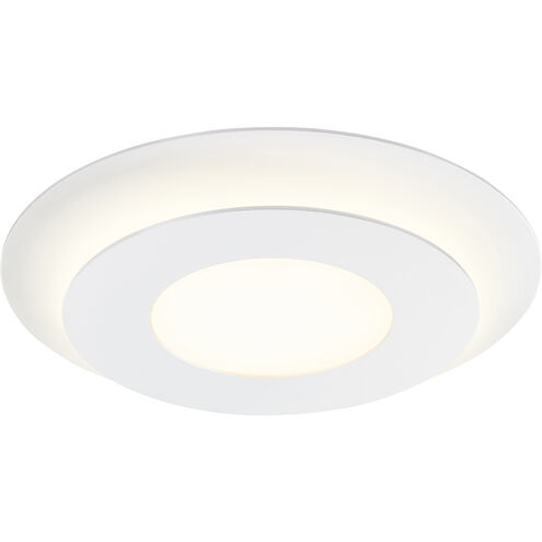 Offset LED 16 inch Textured White Surface Mount Ceiling Light