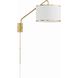 Mallory 50.5 inch 60.00 watt Soft Brass Task Sconce Wall Light