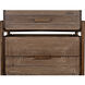 Savino 31 X 30 inch Dark Walnut Side Table