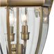 Ashford 2 Light 10 inch Antique Brass Outdoor Wall Sconce, Medium