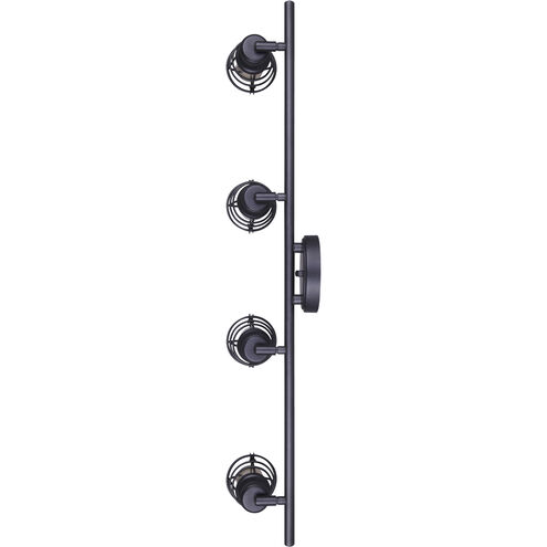Madison 4 Light Graphite Track Ceiling Light