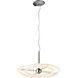Orbit 28 inch Polished Chrome Pendant Ceiling Light