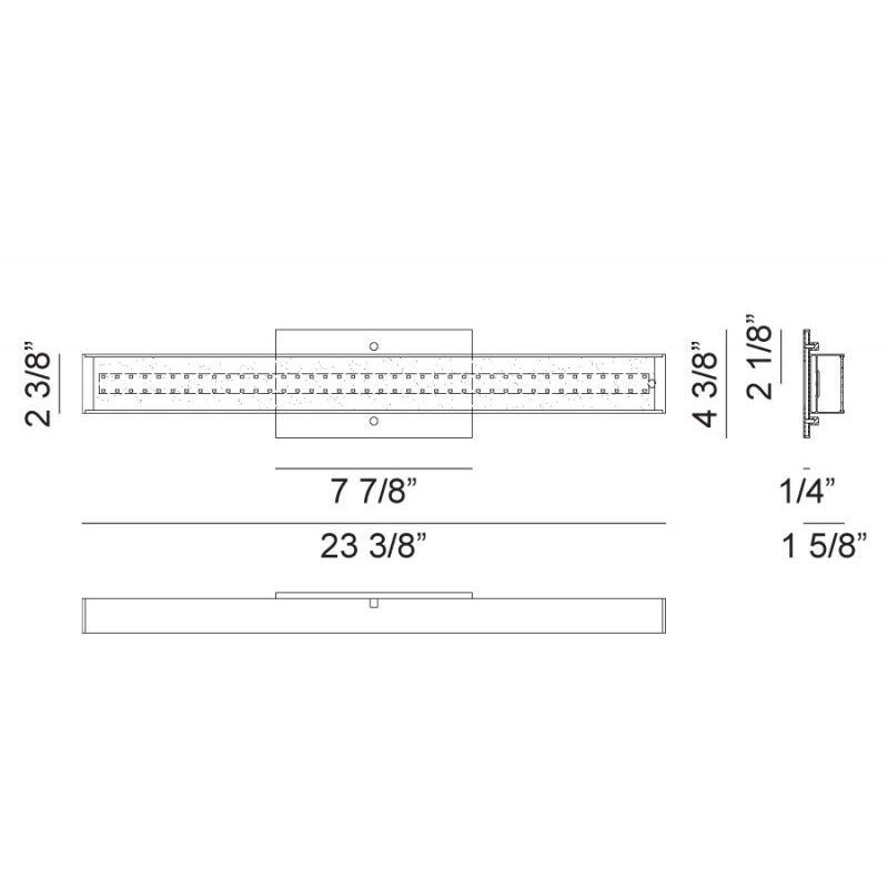 Millare Wall Sconce Wall Light in Oxidized Black