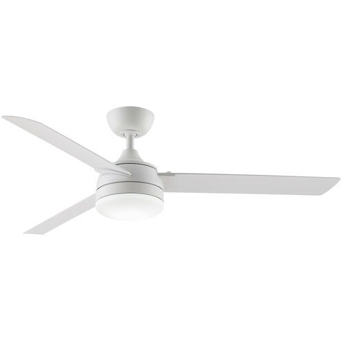 Xeno Wet 56 inch Matte White Fan-Uni in 120 Volts