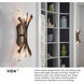 Vida LED 9 inch Glacial Sconce Wall Light