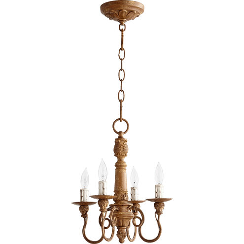 Salento 4 Light 13 inch French Umber Mini Chandelier Ceiling Light