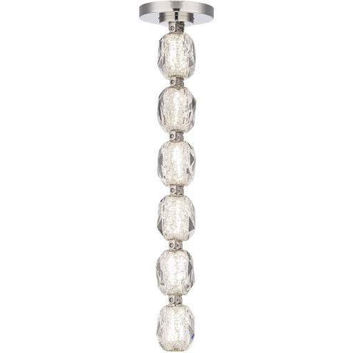 Forever Seduction LED 23 inch Polished Nickel Modular Pendant Ceiling Light, Remote Driver