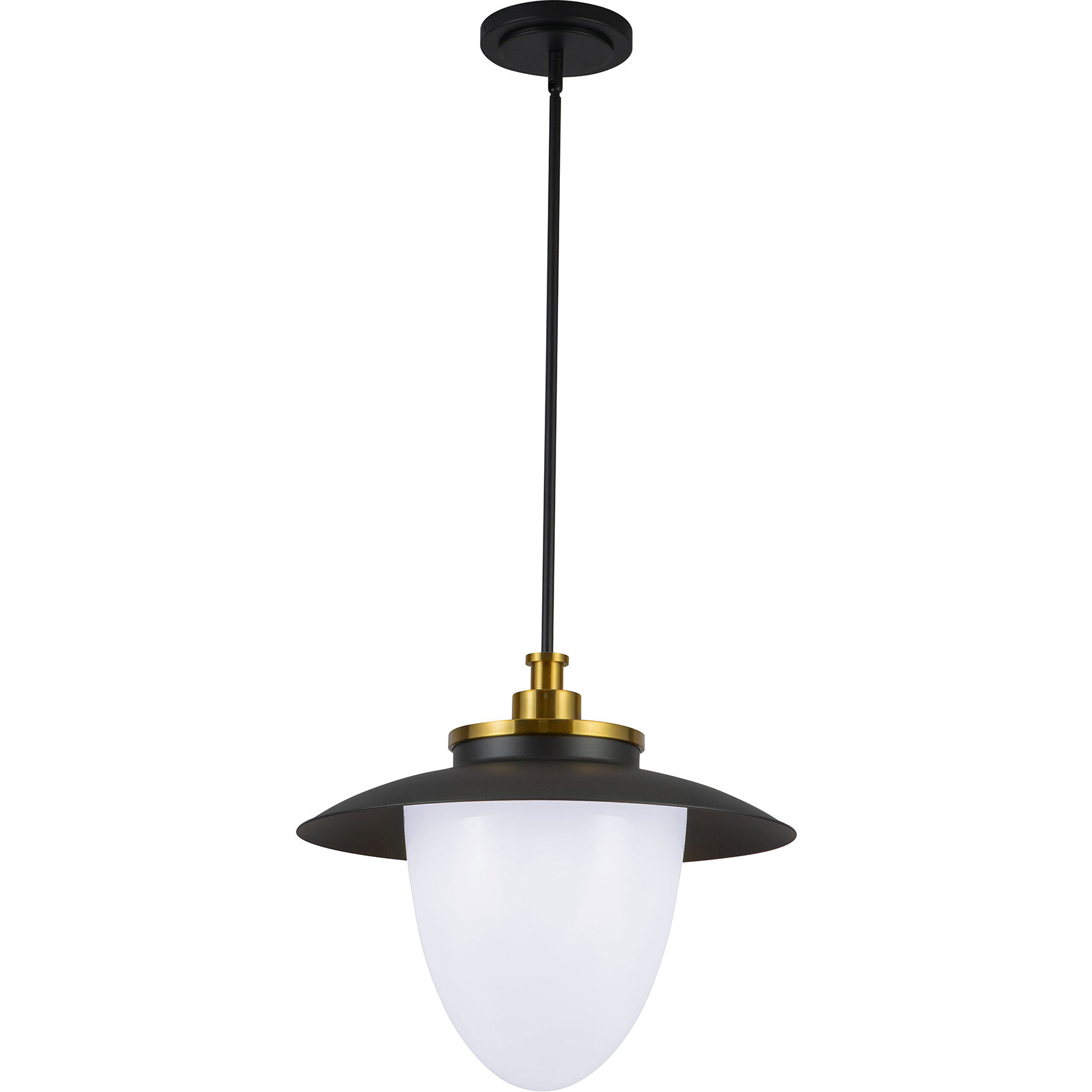 Dahlia 3 Light 20 inch Brushed Brass and Brass Pendant Ceiling Light