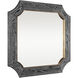 Farra 36 X 36 inch Cerused Black with Weathered Brass Wall Mirror, Varaluz Casa