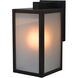 Vintage 1 Light 10.25 inch Bronze Outdoor Wall Mount in Off White