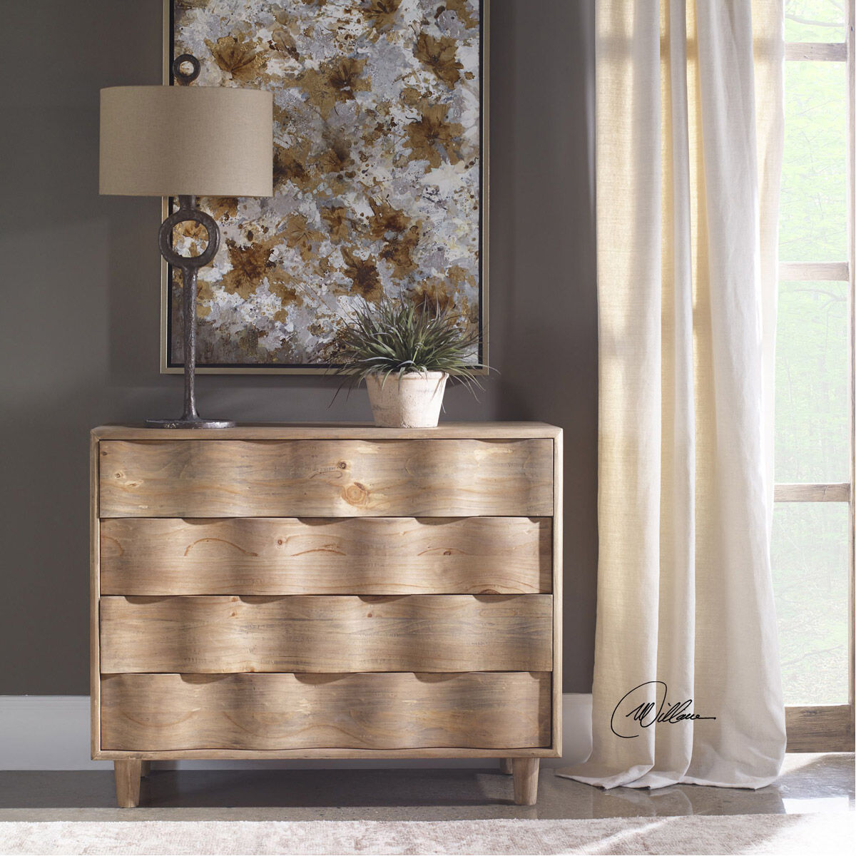 Crawford Light Oak Accent Chest