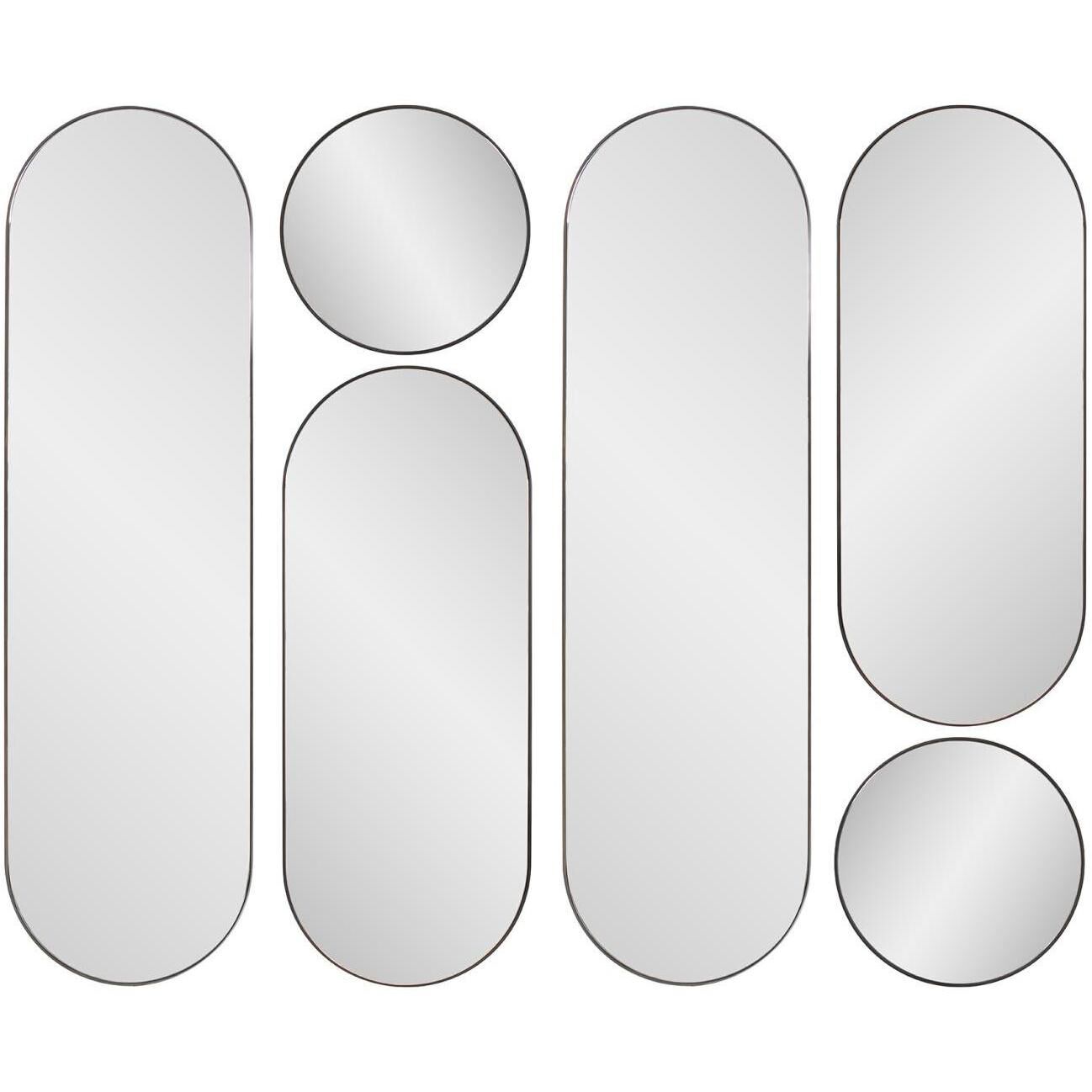 Balducci 72 X 20 inch Black Mirror, Large