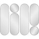 Balducci 72 X 20 inch Black Mirror, Large