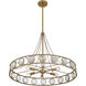 Cologne 6 Light 30 inch Opulent Gold Pendant Ceiling Light