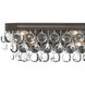 Calypso Bath Vanity Light Wall Light in Vibrant Bronze