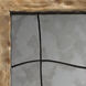 Fractu 35.25 X 24 inch Antiqued Mirror and Brass Mirror