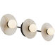 Dahlia 6 inch Urban Bronze and Alabaster Bath Vanity Wall Light