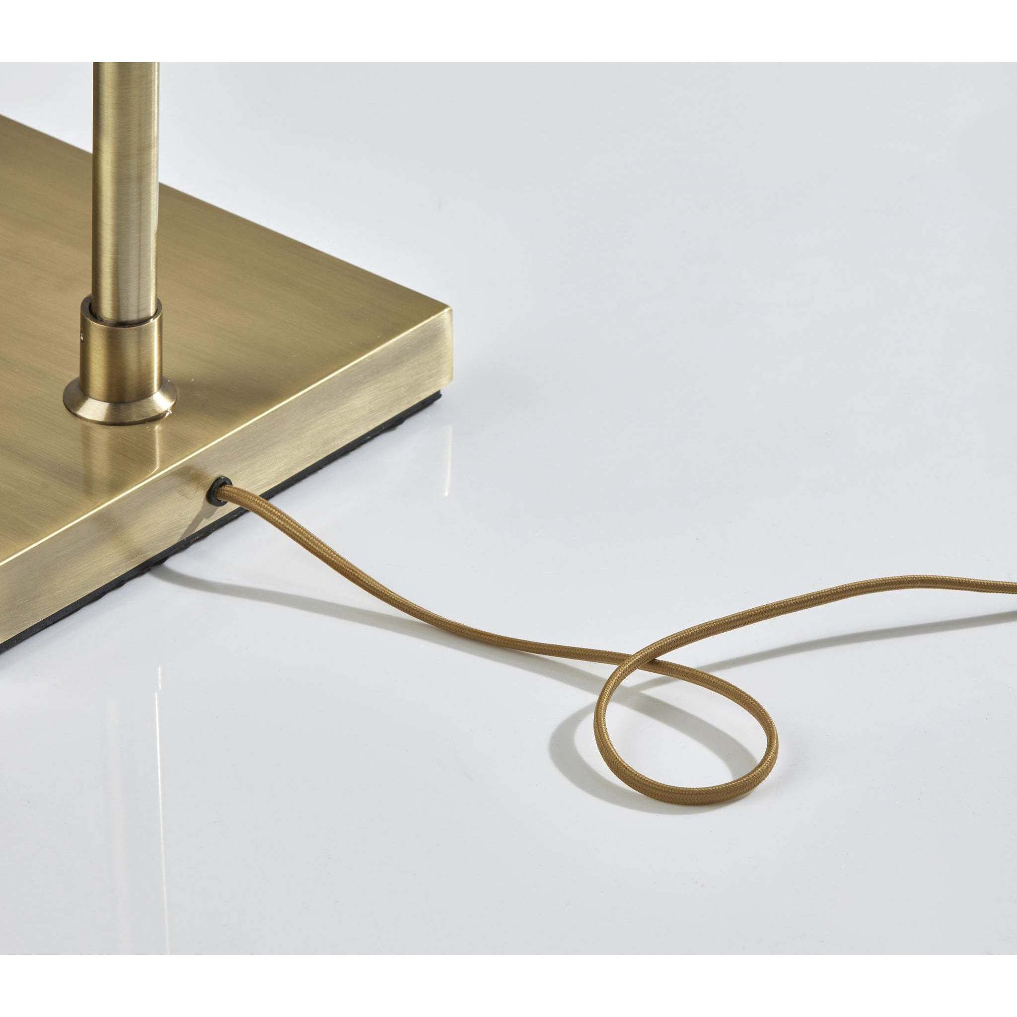 Sputnik 83 inch 40.00 watt Antique Brass Arc Floor Lamp Portable Light