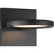 Spectica LED 7 inch Matte Black Wall Light in LED 90 CRI 3000K, Integrated LED