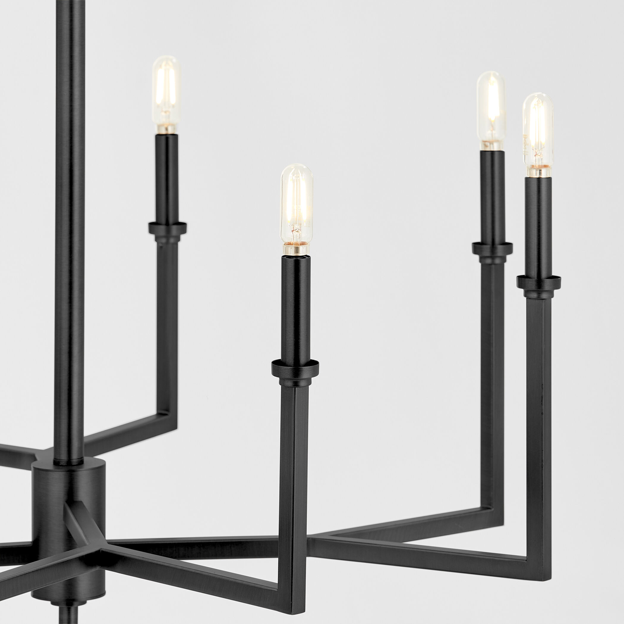 Quorum Merrick 6174 8 59 Chandelier Light Matte Black