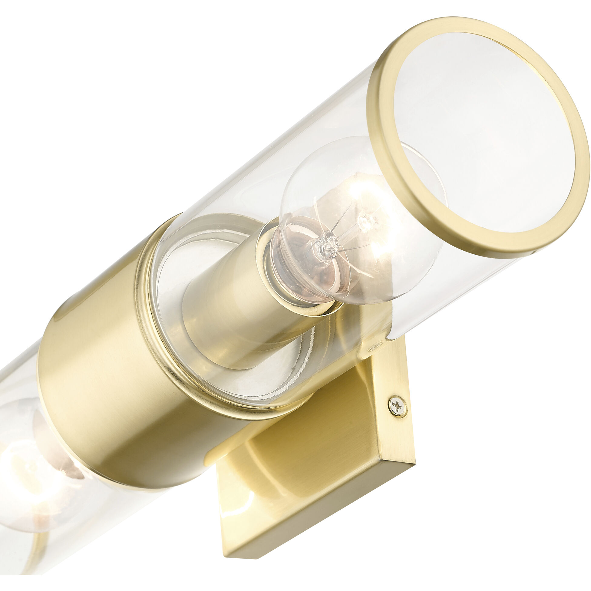 Quincy 2 Light 16 inch Satin Brass Vanity Sconce Wall Light